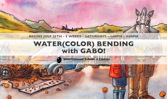 WATER(COLOR) BENDING with GABO! 
